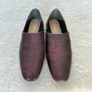 Johnston & Murphy Metallic Bronze/Black Flat Shoes Size 7.5 M